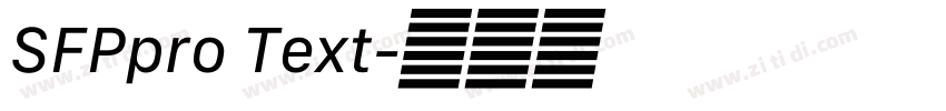 SFPpro Text字体转换